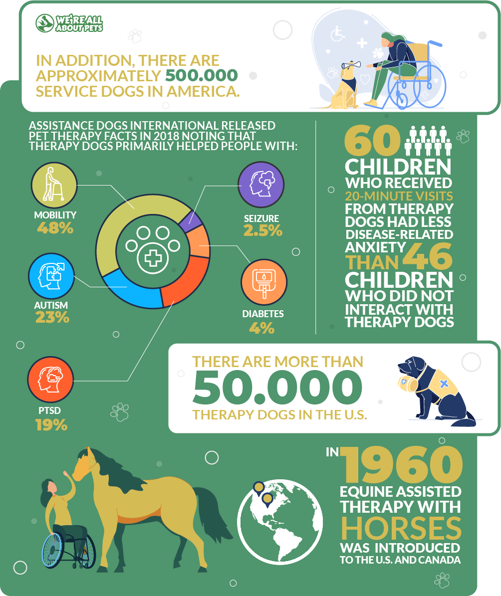 Service and therapy pets statistics