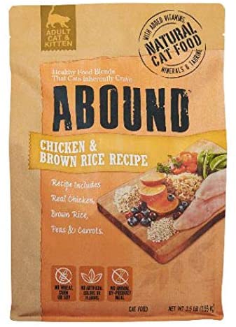 Abound Chicken & Brown Rice Recipe Adult Cat Food