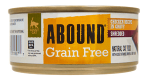 Abound Grain-Free Shredded Chicken Recipe in Gravy