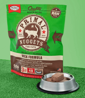 PRIMAL Feline Duck Raw Frozen Nuggets