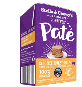 STELLA & CHEWY'S Grain-Free Purrfect Pate Cage-Free Turkey Recipe