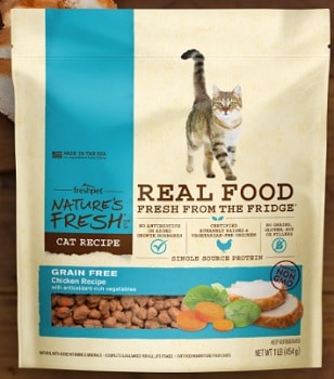 FRESHPET Nature’s Fresh Grain Free Chicken Recipe for Cats Complete Meal