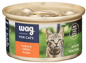 WAG Turkey & Giblets Pate Canned Cat Food