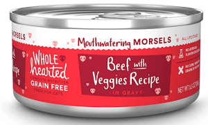 WHOLEHEARTED All Life Stages Grain-Free Beef with Veggies