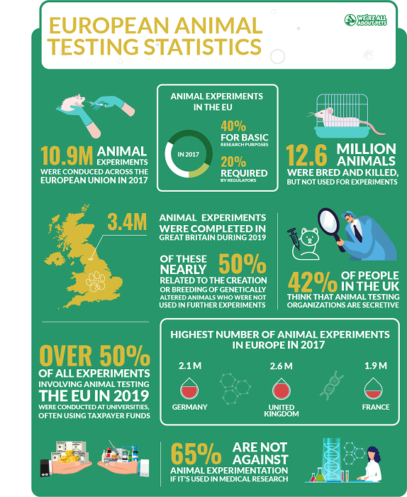 55 Powerful Animal Testing Statistics We're All About Pets