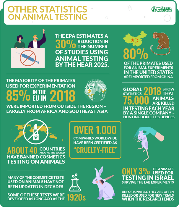 55 Powerful Animal Testing Statistics We're All About Pets