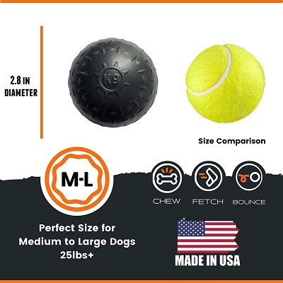 Monster K9 Ultra Durable Solid Dog Ball
