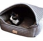 Armarkat Collasible Zipper Top Cuddle Cave Cat Bed