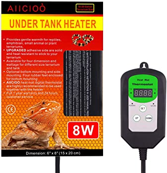 Aiicioo Digital Thermostat Reptile Heating Pad
