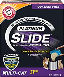 Arm & Hammer Litter Slide Multi-Cat Scented Clumping Clay Cat Litter