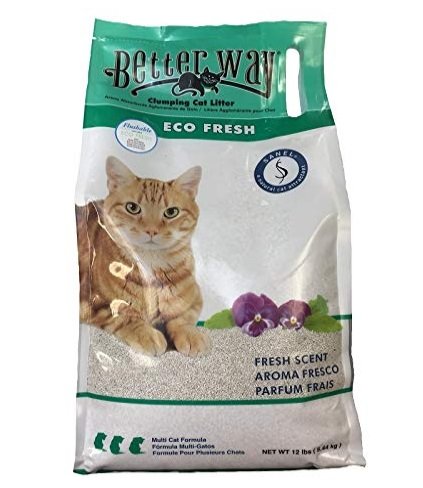 Better Way Eco Fresh Scented Clumping Clay Cat Litter