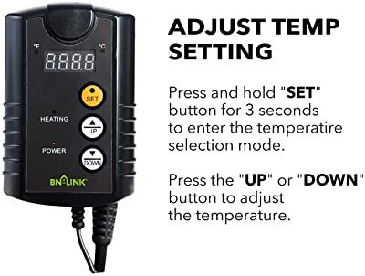 BN-LINK Digital Heat Mat Thermostat Controller