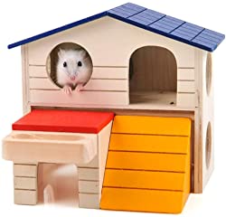 BWOGUE Pet Small Animal Hideout Hamster House