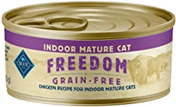Blue Buffalo Freedom Indoor Mature Chicken Recipe Grain-Free Canned Cat Food
