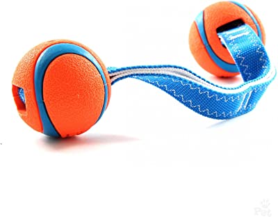 Chuckit! Tug Rope with Classic Rubber Balls