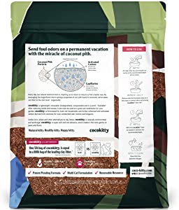 Cocokitty Natural Lightweight Coconut Cat Litter