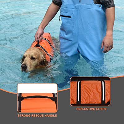 Doglay Dog Life Jacket with Reflective Stripes