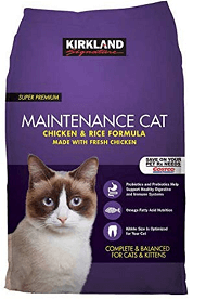 EVAXO Kirkland Signature Chicken and Rice Cat Food