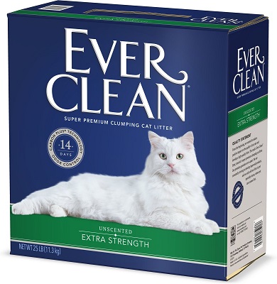 Ever Clean Extra Strength Unscented Clumping Clay Cat Litter