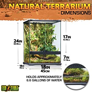 Exo Terra Glass Natural Terrarium Kit