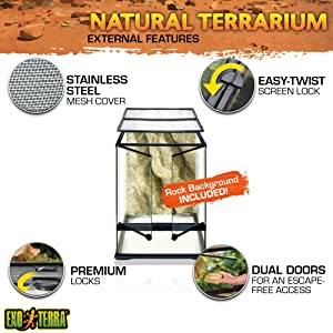 Exo Terra Glass Natural Terrarium Kit