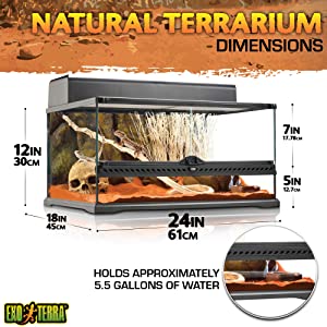 Exo Terra Glass Natural Terrarium Kit
