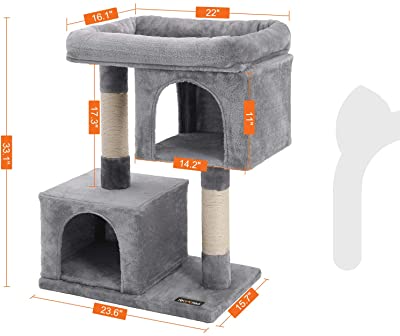 FEANDREA Cat Tree for Large Cats