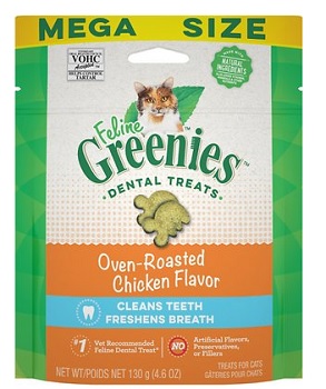 Greenies Feline Oven Roasted Chicken Flavor Adult Dental Cat Treats