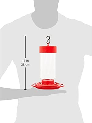 First Nature 32oz Hummingbird Feeder - Square Bee Proof Design