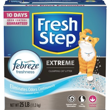 Fresh Step Extreme Odor Control Febreze Scented Clumping Clay Cat Litter