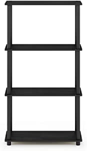 Furinno Turn-N-Tube 4-Tier Multipurpose Shelf Display Rack