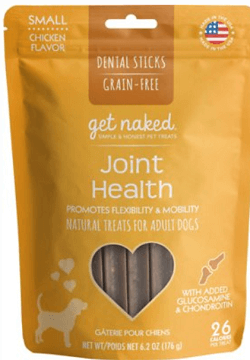 Get Naked Joint Health Grain-Free Dental Stick Dog Treats