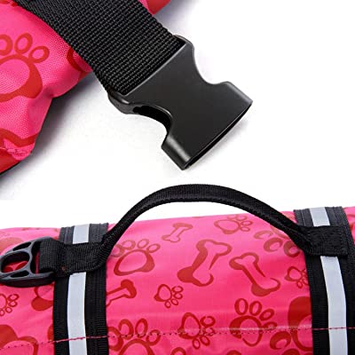 HAOCOO Dog Life Jacket Vest Saver Safety Swimsuit