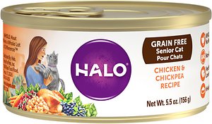 Halo Chicken Recipe Pate Grain-Free Indoor Cat Canned Cat Food