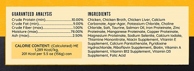 Hound & Gatos 98% Chicken & Liver Grain-Free Canned Cat Food