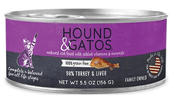 Hound & Gatos 98% Turkey & Liver Formula