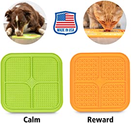 Hyper Pet IQ Calm Slow Feeder Cat & Dog Treat Mat