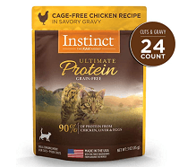 Instinct Ultimate Protein Grain-Free Cuts & Gravy Cage-Free Chicken Recipe