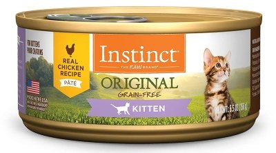 Instinct Kitten Grain-Free Pate Real Chicken Recipe Natural Wet Canned Cat Food
