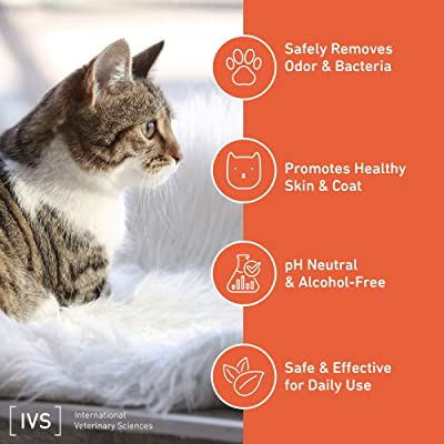 International Veterinary Sciences IVS Quick Bath Cat Towelettes