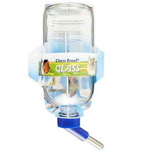Lixit Chew Proof Glass Bird & Small Animal Water Bottle