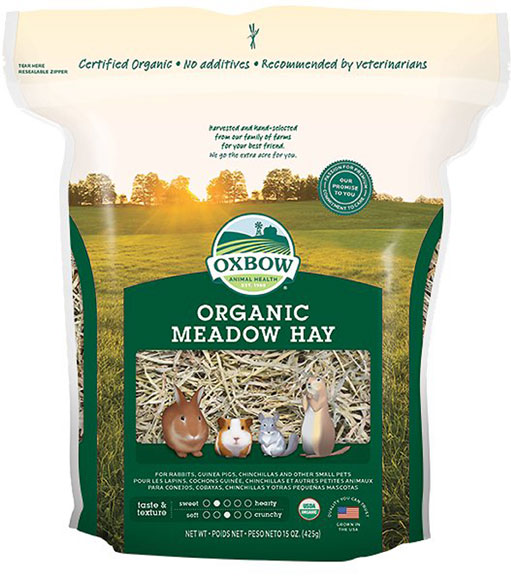 Oxbow Organic Meadow Hay Small Animal Food