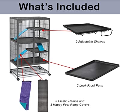 MidWest Homes for Pets 182 Ferret Nation Double Story Unit