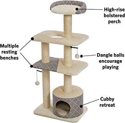 MidWest Homes for Pets Cat Tree | Tower Cat Furniture