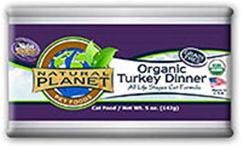 Natural Planet Organics Turkey Dinner Canned Cat Food