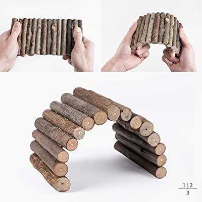 Niteangel Wooden Ladder Small Animal Bridge