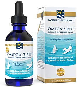 Nordic Naturals Omega-3 Pet Cats & Small Breed Dog & Cat Supplement