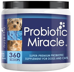 Nusentia Probiotic Miracle Premium Blend Dog & Cat Supplement