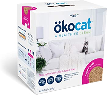 Okocat Super Soft Clumping Wood Unscented Cat Litter