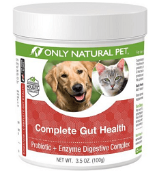 Only Natural Pet Complete Gut Health Probiotic & Enzyme Digestive Powder Dog & Cat Supplement